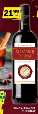 Wino Alexander The Great promocja w Groszek