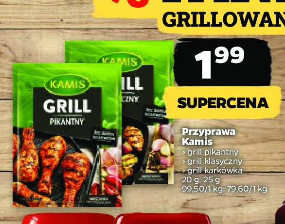 Przyprawa grill pikantny Kamis grill promocja