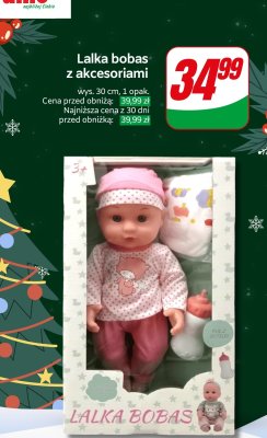 Lalka bobas z akcesoriami promocja w Dino