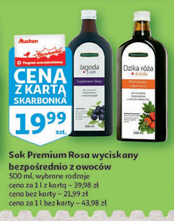 Sok z jagód Premium rosa Herbi baby promocja