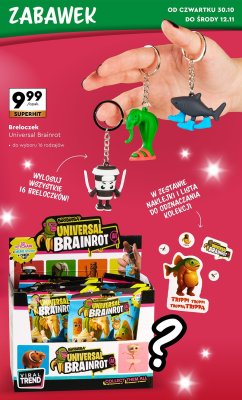 Breloczek Universal Brainrot promocja w Biedronka