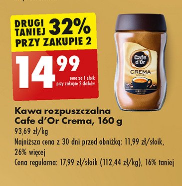 Kawa Cafe d'or crema promocja