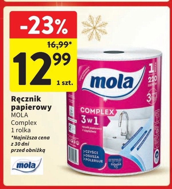 Ręcznik papierowy complex 3w1 Mola promocja