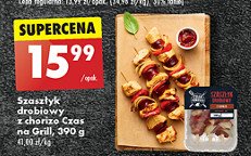 Szaszłyk drobiowy z chorizo Czas na grill promocja