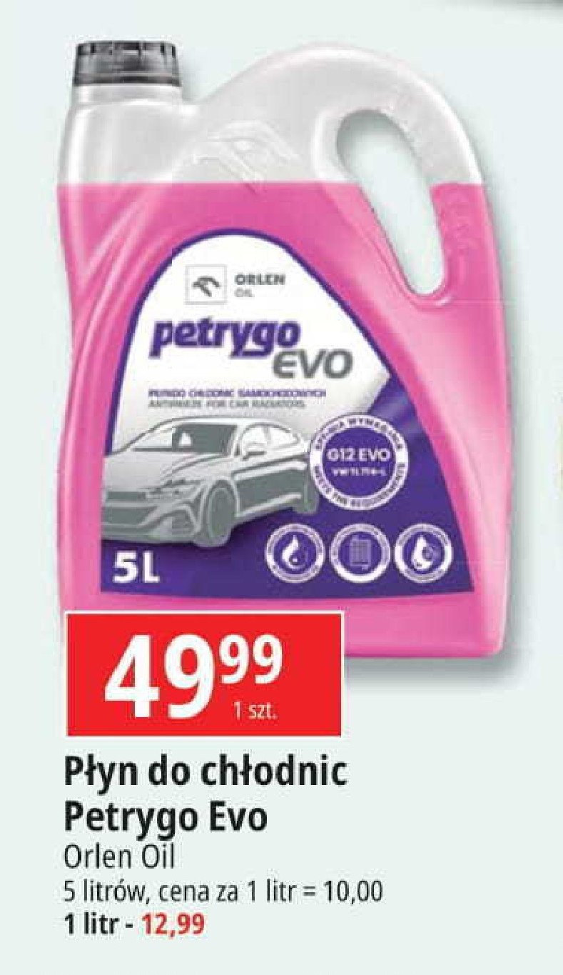 P艂yn do ch艂odnic Orlen petrygo evo promocja