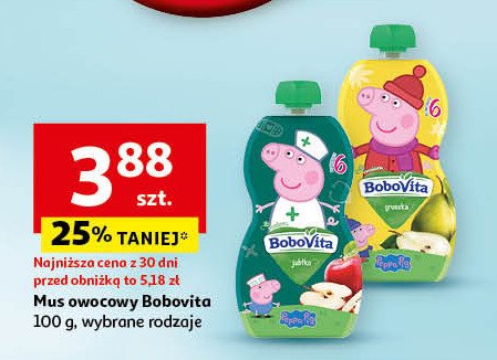 Mus peppa pig gruszka Bobovita promocja