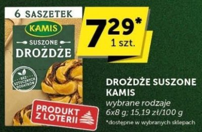 Drożdże suszone Kamis promocja w Euro Sklep