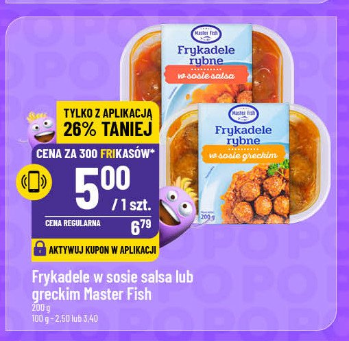 Frykadele rybne Master fish promocja w POLOmarket