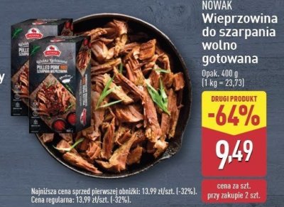 Wieprzowina do szarpania wolno gotowana Nowak promocja