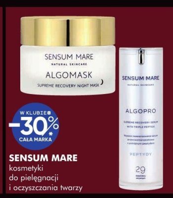 Maska SENSUM MARE kosmetyki do pielęgnacji i oczyszczania twarzy promocja w Super-Pharm