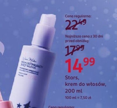 Krem do włosów Stars, 200 ml promocja w Rossmann