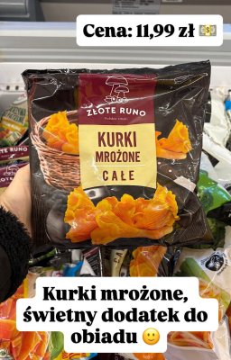Kurki mrożone całe Złote Runo promocja w Dino