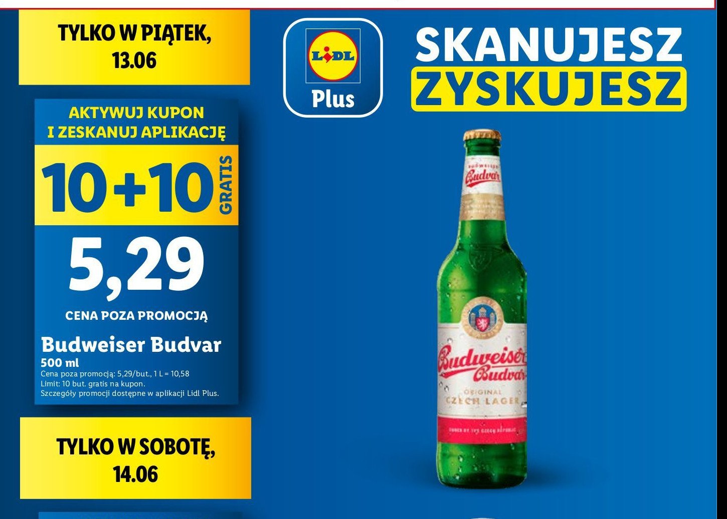 Piwo Budweiser promocja