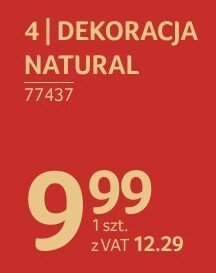 Dekoracja Natural promocja w Selgros