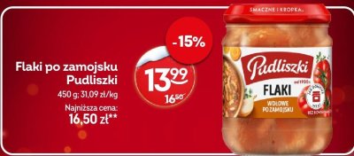 Flaki po zamojsku Pudliszki promocja w Żabka