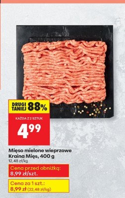 Mięso mielone wieprzowe 400 g promocja w Biedronka
