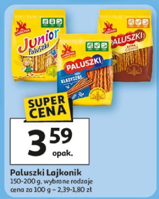 Paluszki Lajkonik promocja w Auchan