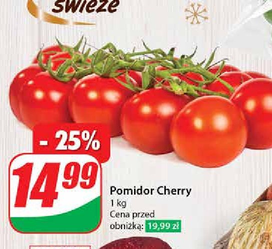 Pomidory cherry promocja w Dino