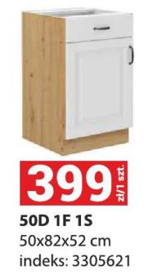 Szafka kuchenna 50D 1F 1S promocja w Merkury Market