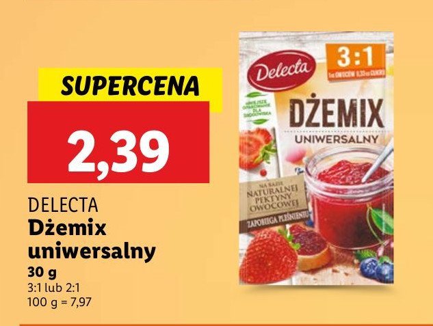 D偶emix uniwerslany 2:1 Delecta promocja