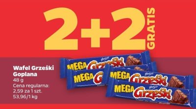 Wafel Grzeski Goplana promocja w Netto
