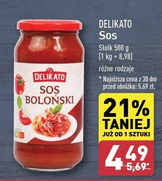 Sos boloński Delikato promocja