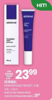 Krem korygujący Skinimal pod oczy, 15 ml promocja w Drogerie Natura