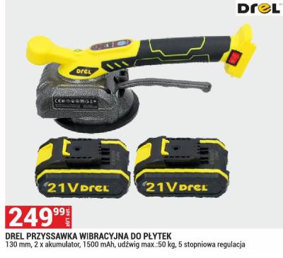 DREL PRZYSSAWKA WIBRACYJNA DO PŁYTEK promocja w Merkury Market