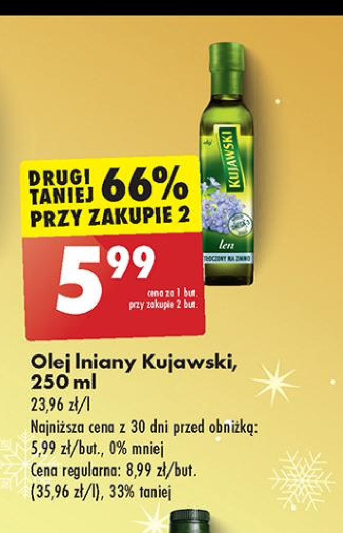 Olej len Kujawski kruszwica promocja