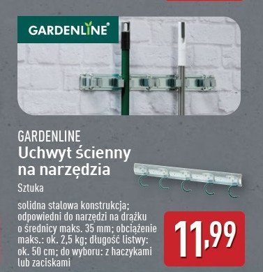 Uchwyt na narzędzia z haczykami GARDEN LINE promocja