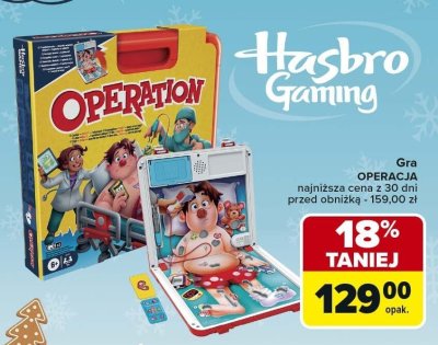 Gra OPERACJA Hasbro Gaming promocja w Carrefour