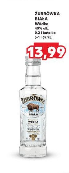 Wódka Żubrówka biała promocja w Kaufland