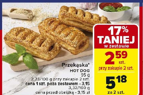 Przekąska hot dog promocja
