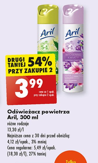 Odświeżacz powietrza wiosenne kwiaty Aril promocja