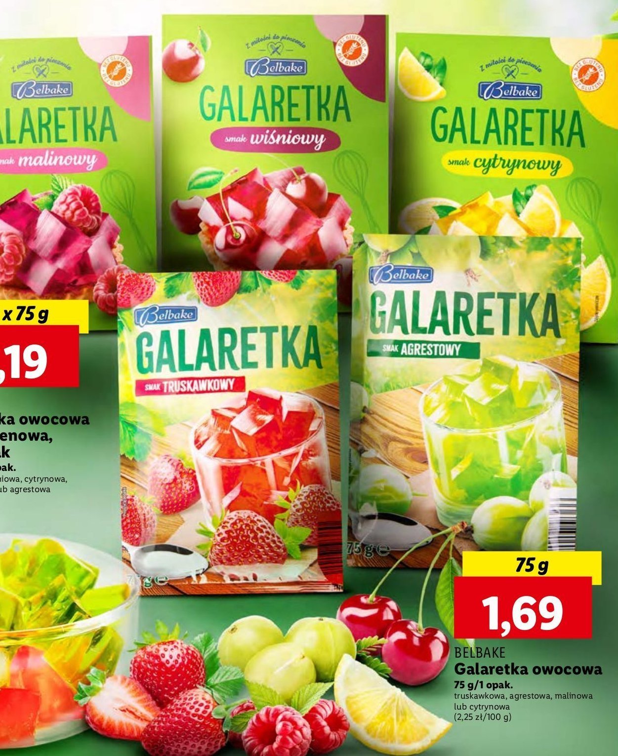 Galaretka agrestowa Belbake promocja