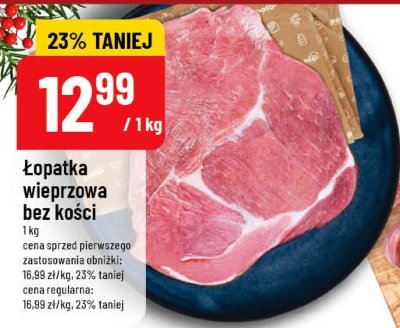 Łopatka wieprzowa bez kości promocja w POLOmarket