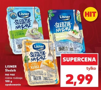 Śledzik na raz różne rodzaje promocja w Kaufland