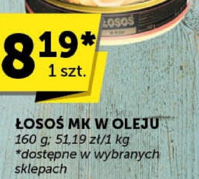 Łosoś MK w oleju promocja w ABC