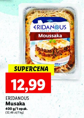 Moussaka Eridanous promocja