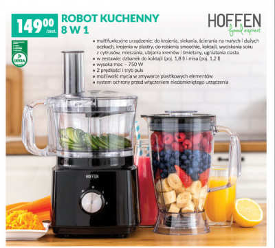 Robot kuchenny 750 w Hoffen food expert promocja