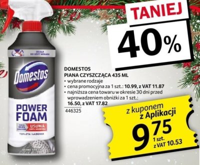 Pianka czyszcząca Domestos 435 ml promocja w Selgros