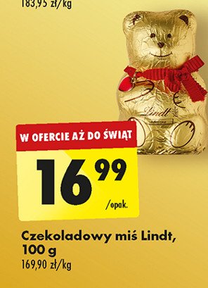 Teddy Lindt promocja w Biedronka