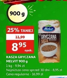 Kasza gryczana prażona Melvit promocja