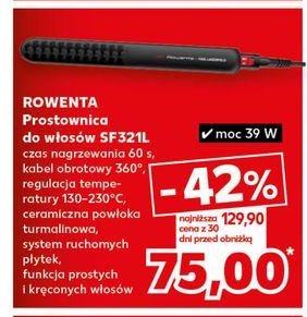 Prostownica sf321l Rowenta promocja w Kaufland