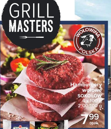 Hamburger wołowy Sokołów promocja