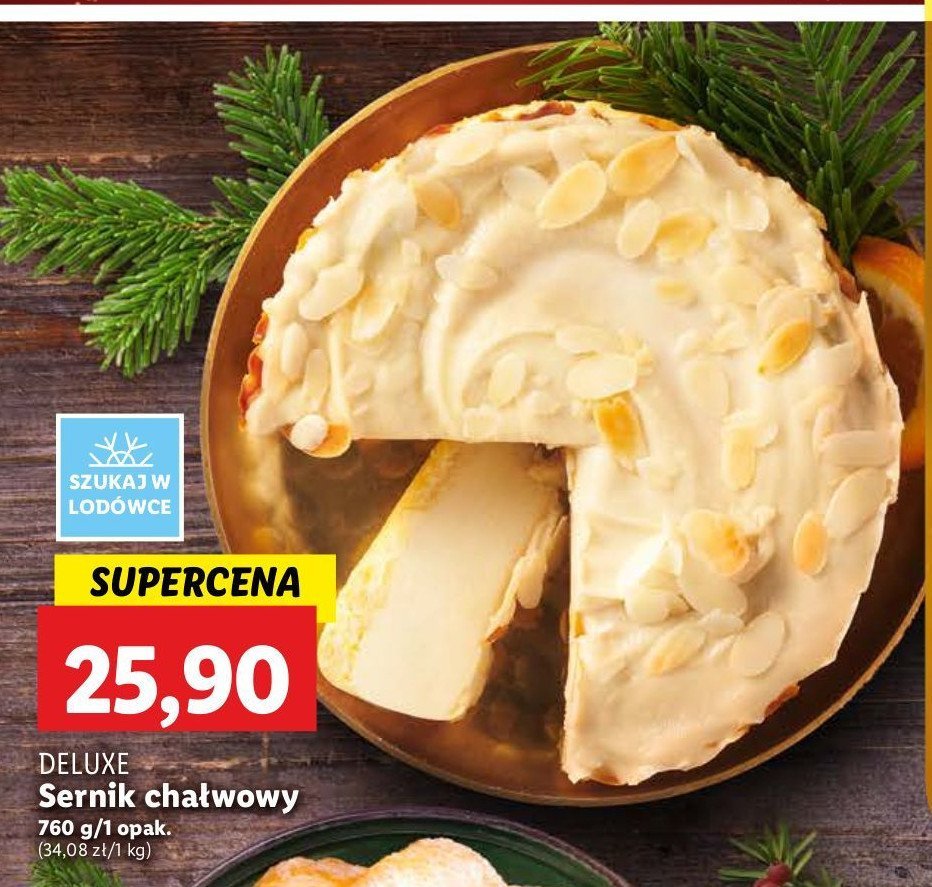 Sernik chałwowy Deluxe promocja