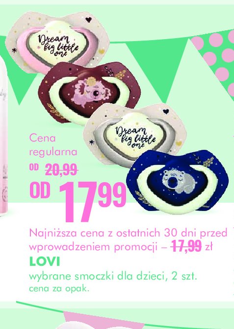 Smoczek gryzak Lovi promocja
