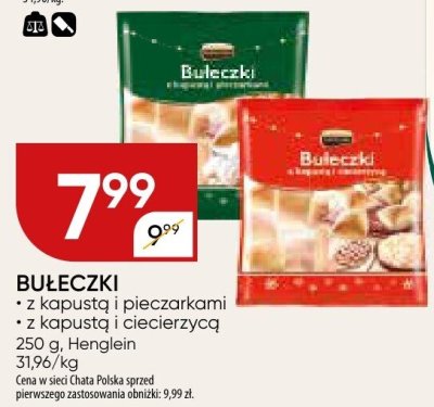 Bułeczki z kapustą i pieczarkami promocja w Chata Polska
