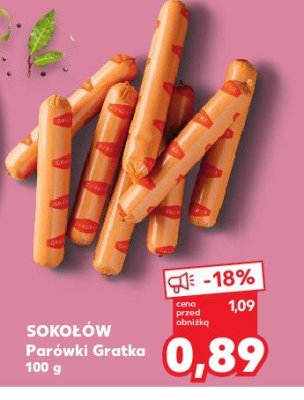 Parówki gratka Sokołów promocja