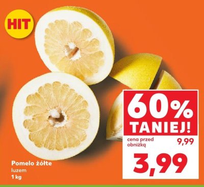 Pomelo żółte luzem promocja w Kaufland